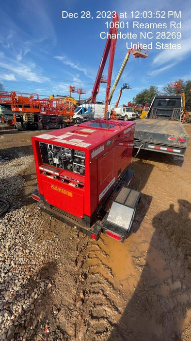 2023 Shindaiwa DGW400MDL Kubota D902 Engine, 23 HP, Dual Op Welder, Wire, Arc, Droop Stick, Tig, and CC Stick Functionality, Simulphase, 3 Phase and 1 Phase Gen Output, Single Axle NB Trlr, Slr Trckl Chrg 12V 12W, Fire Ext