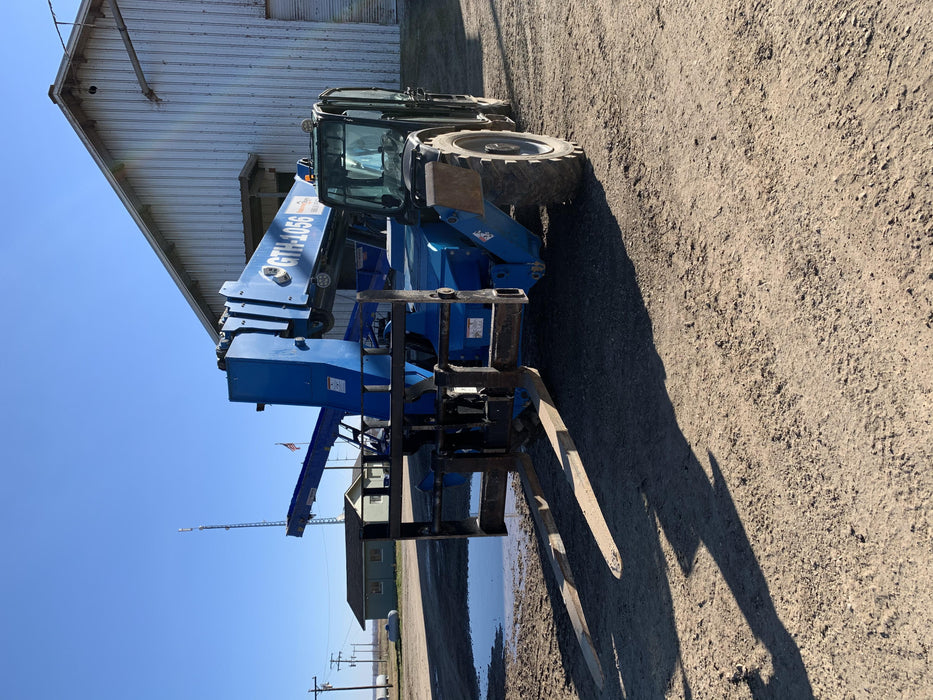 2019 Genie GTH-1056 Cab/Heat/AC, Solid RT Tires, LED Work Lights, Beacon 60" QA Carriage, 60" Forks