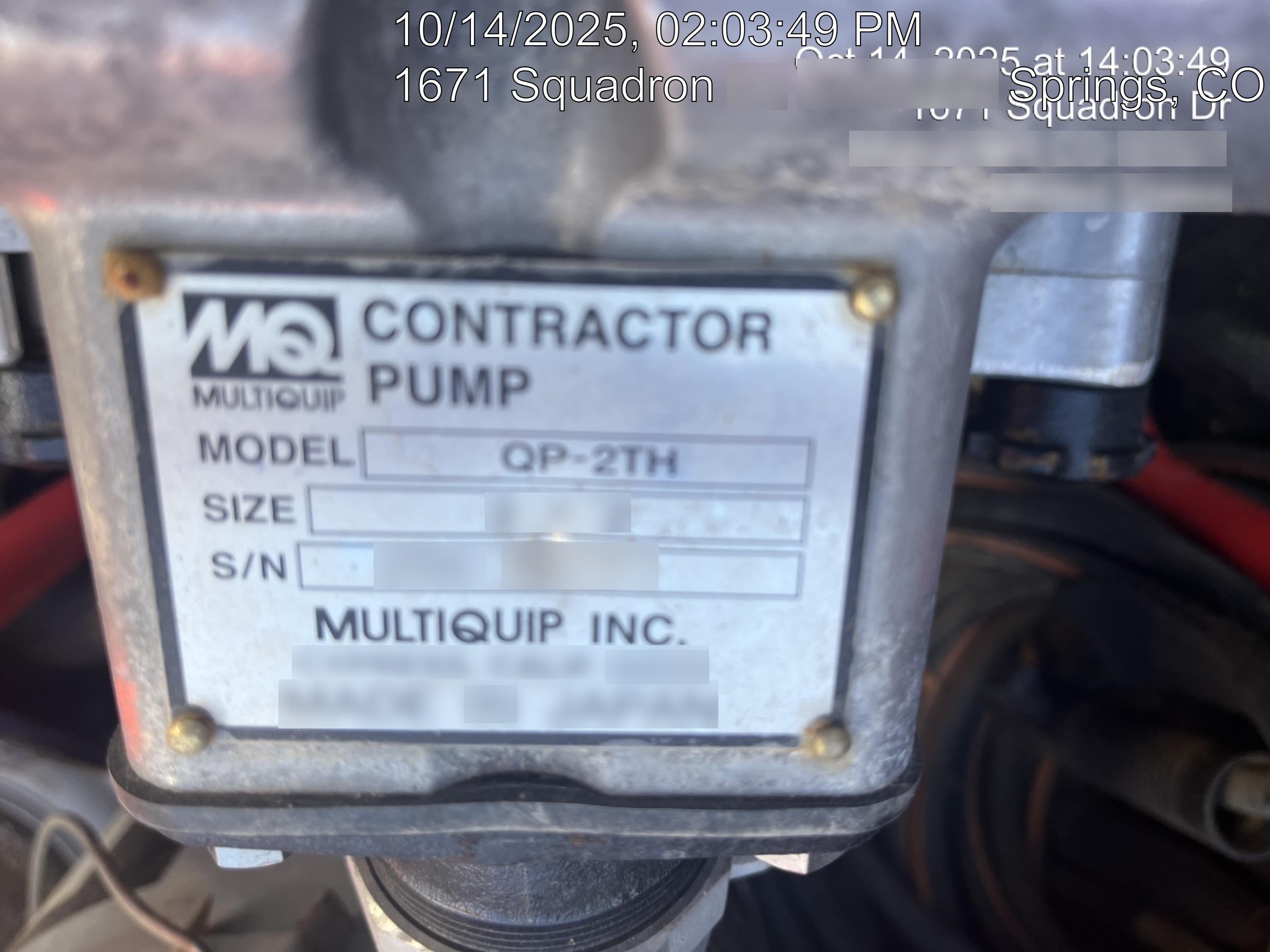 2023 MULTIQUIP QP2TH