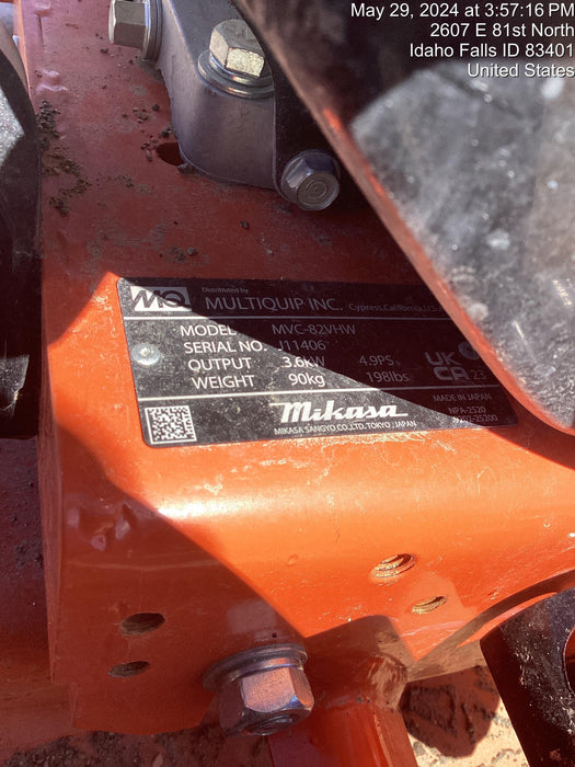 2023 MULTIQUIP MVC82VHW