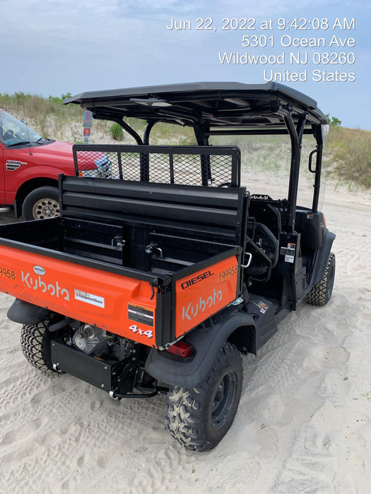 2022 Kubota RTV-X1140W-H Plastic Canopy, Windshield Acrylic Clear, LED Strobe Light, Wire Harness Kit, Back up Alarm