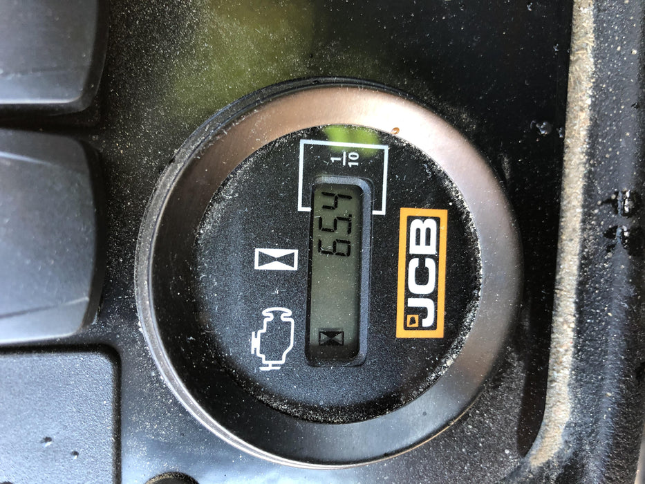 2019 JCB 512-56 Cab/Heat/Air, 109 HP, Solid Tires, STD Worklight, Beacon, Aux Hydraulics, Lifting Eye, Back up Alarm w/66" Carriage/60" Forks