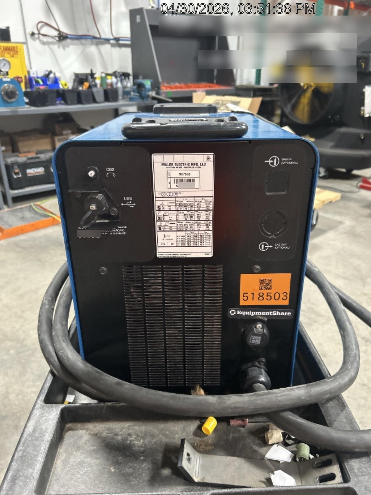 2025 MILLER ELECTRIC XMT 400
