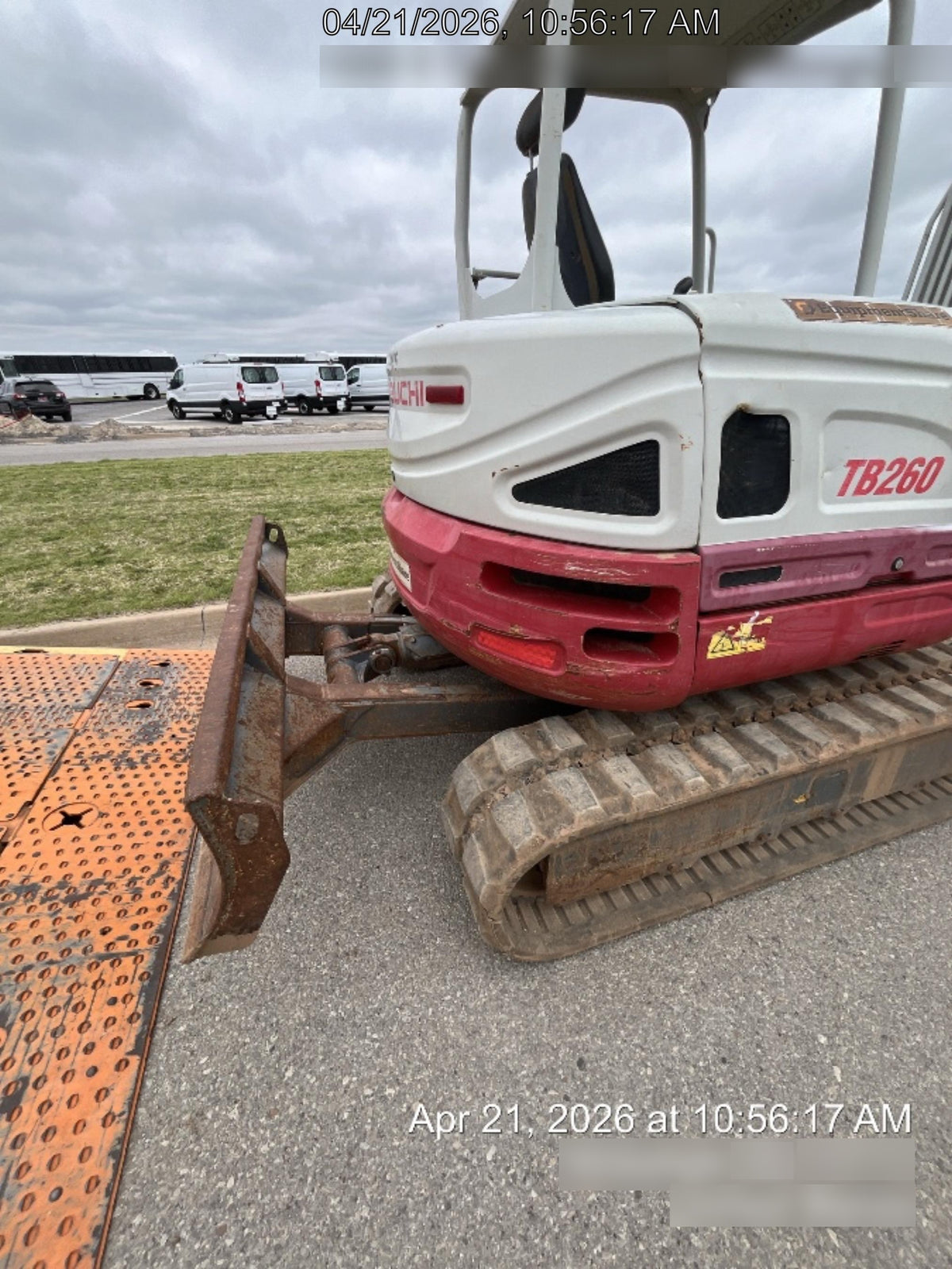 2019 Takeuchi TB260 Takeuchi TB260 Canopy w/Rubber Tracks, Auxiliary Hydraulics, Standard Blade, Manual QC
