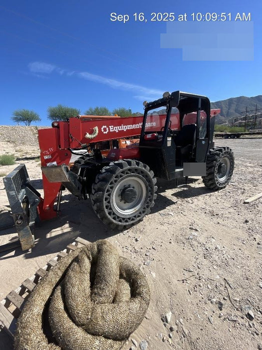2019 Manitou MTA12042 Canopy, 120 HP , Solid Tires, Work Lights, Lift Hook, Auxiliary Hydraulics 66" Carriage and 60" Forks