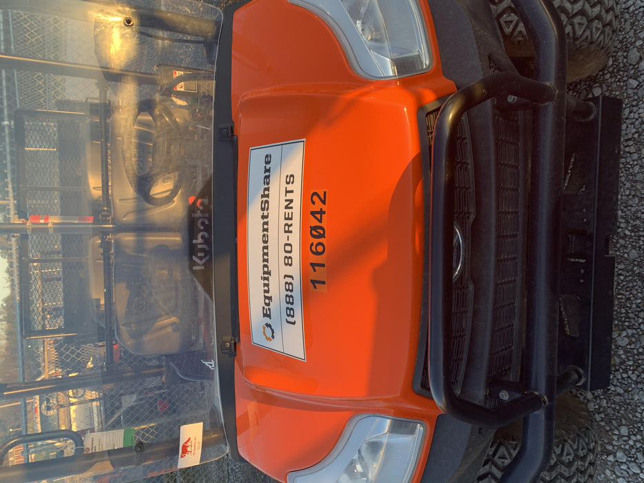 2020 Kubota RTV-X1140W-H 4WD, LED Strobe, Windshield Acrylic Clear, Plastic Canopy, Wire Harness Kit, Backup Alarm