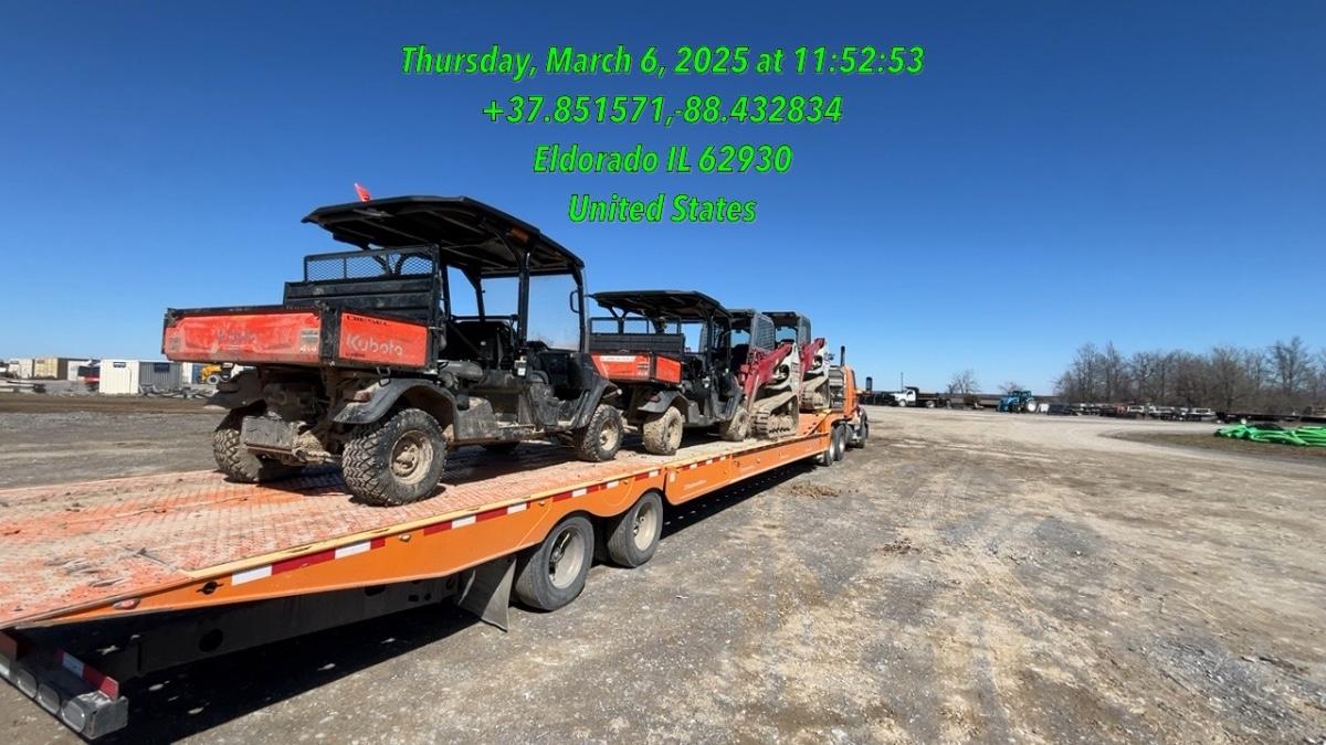 2022 Kubota RTV-X1140W-H Plastic Canopy, Windshield Acrylic Clear, LED Strobe Light, Wire Harness Kit, Back up Alarm