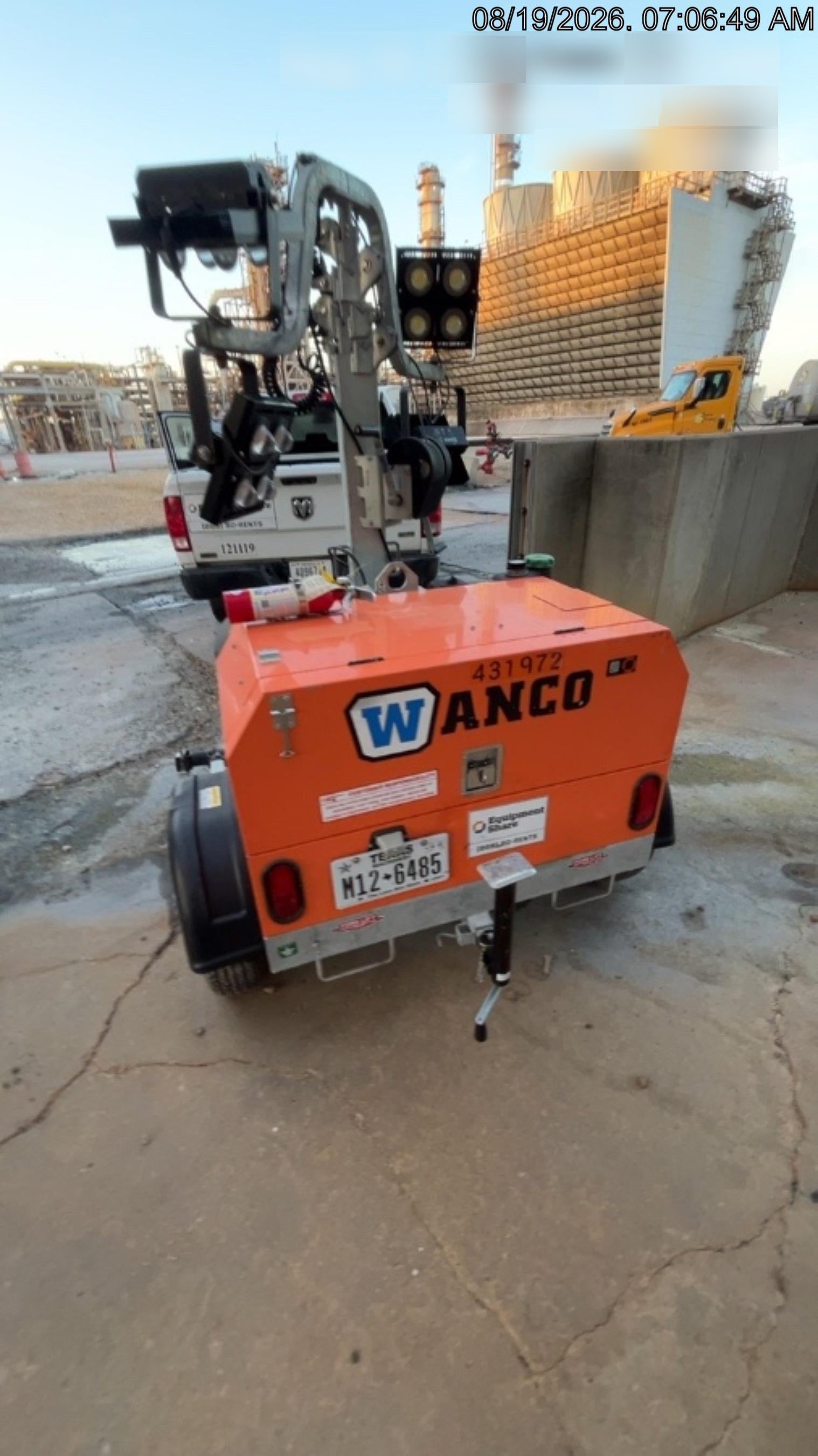 2024 Wanco WLTT-4MM4K Diesel, Deep Sea Controller, Shore Power Plug, Auto Start, (4) 350W LED Floodlights, 4kW Generator, 60 Gal Fuel Tank, 2" Ball, T3
