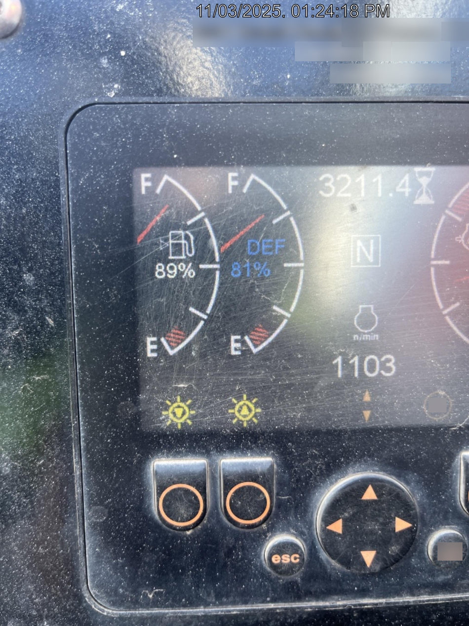 2019 Manitou MTA10055 Canopy, 120 HP, Solid Tires, Work Lights, Lift Hook, Auxiliary Hydraulics 66" Carriage and 60" Forks