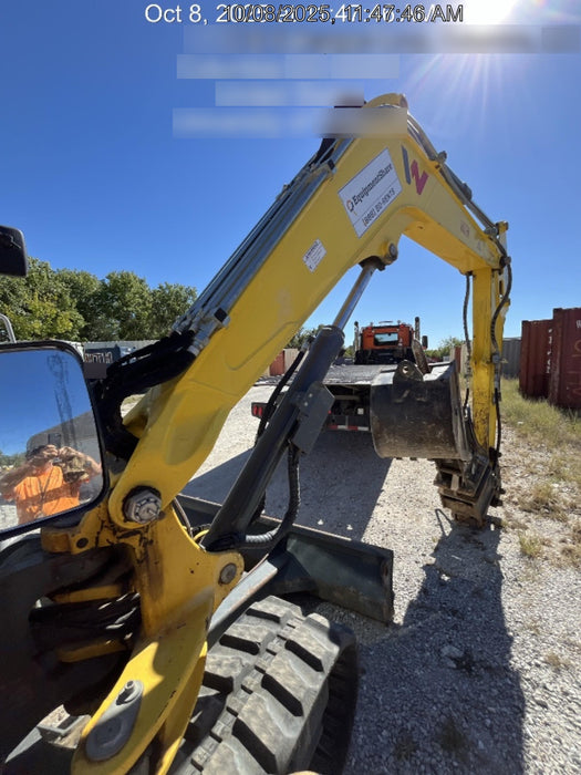 Wacker Neuson ET90 Cab, Long Dipperstick, Track, Bucket