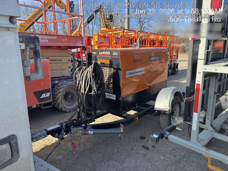 2022 Lincoln Electric LE400 Kubota V1505, Trlr, Cable Rack, Light Kit, ES Decals, T3