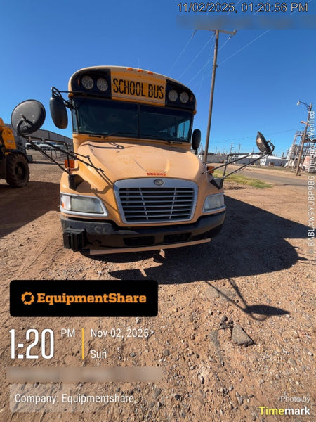 2012 BLUE BIRD 72 Passenger Bus
