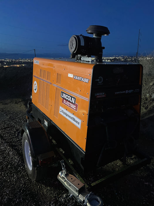 2021 Lincoln Electric Vantage 549X Ready Pak 3, ORANGE (includes trailer, cable rack, fender light kit)