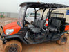 2022 Kubota RTV-X1140W-H Plastic Canopy, Windshield Acrylic Clear, LED Strobe Light, Wire Harness Kit, Back up Alarm