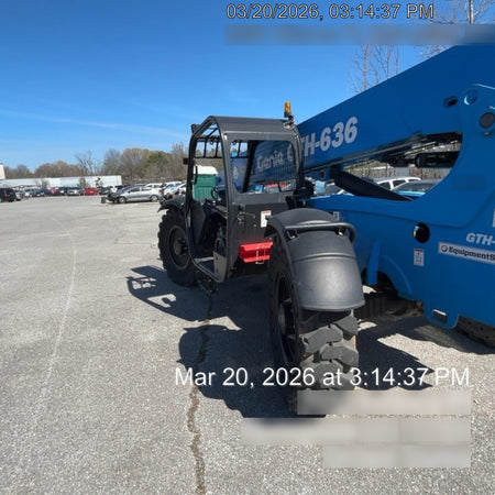 2018 Genie GTH-636 Genie GTH-636 w/Open ROPS, Work Lights, Solid Tires, RH Cab Mesh, Beacon, 48" Carriage and Forks
