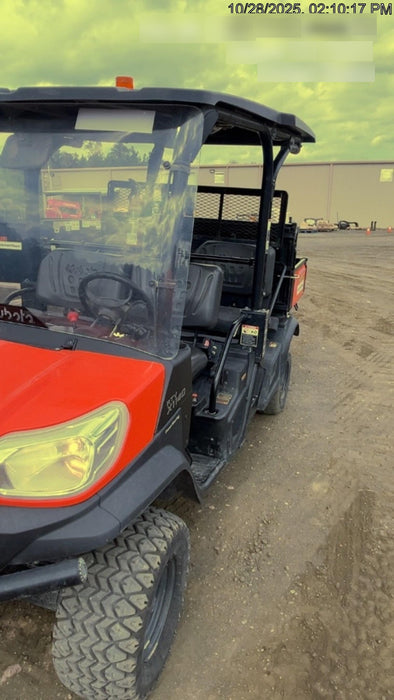 2022 Kubota RTV-X1140W-H Plastic Canopy, Windshield Acrylic Clear, LED Strobe Light, Wire Harness Kit, Back up Alarm