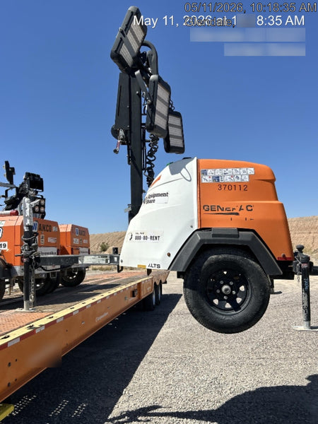 2023 Generac MLT2 Diesel, Flex Switch 120V Input, Powerzone Controller, 
(4) 320W LED Lights, 4kW Generator, 39.9 Gal Fuel Tank, 2" Ball, T3