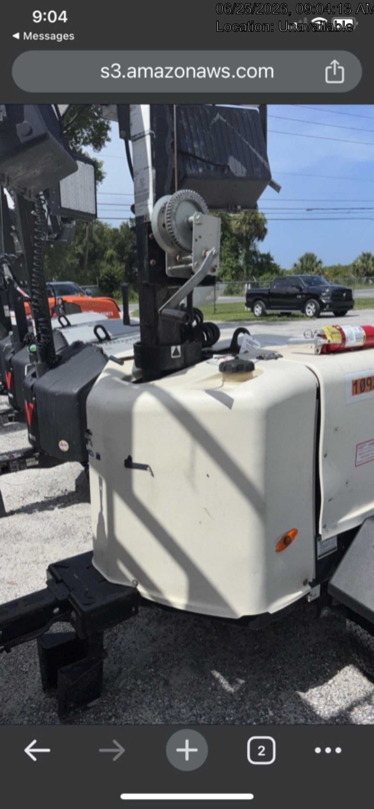 2020 Genie RL4 6kW Light Plant - Metal Halide