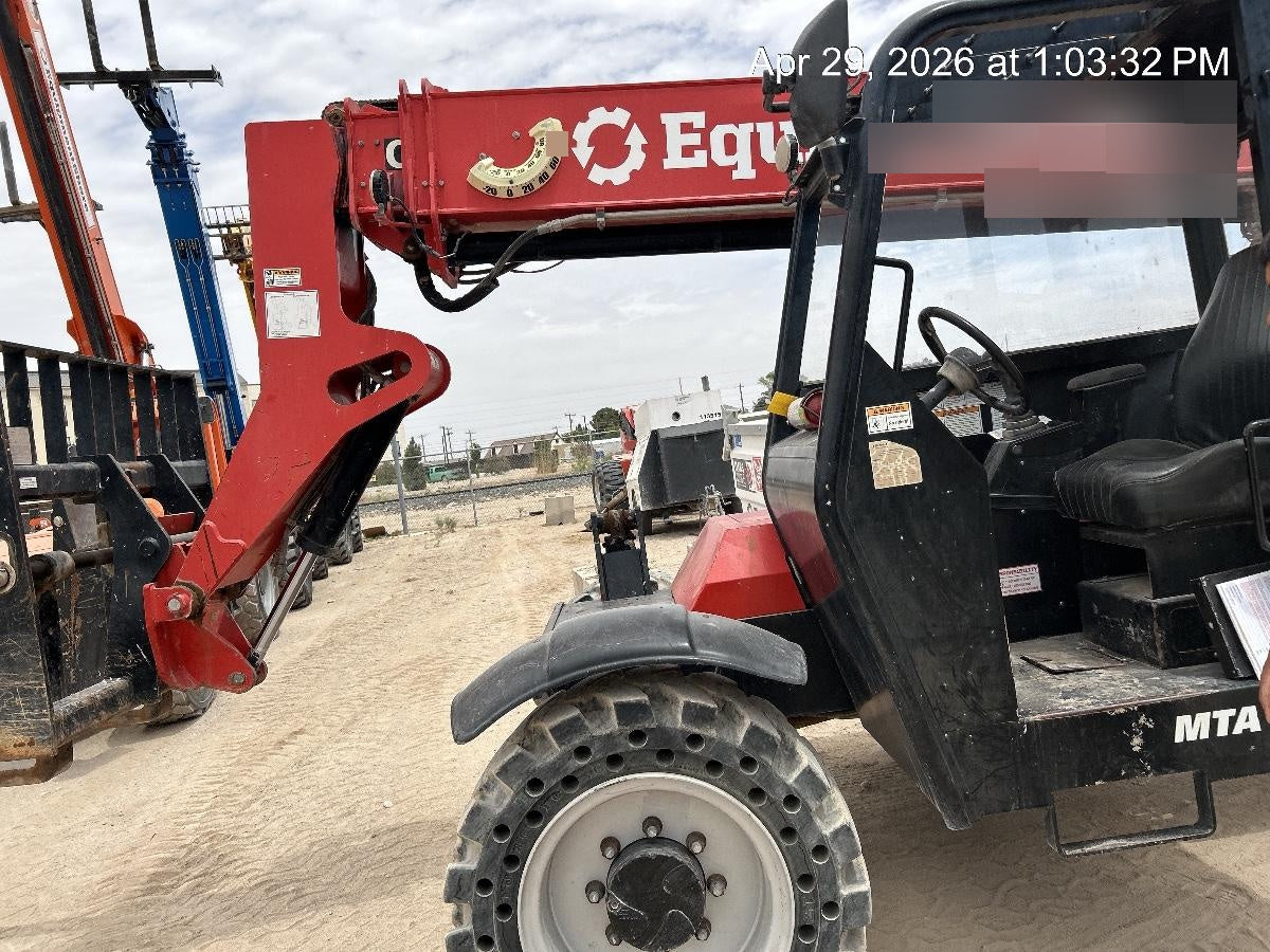 2019 Manitou MTA6034 Canopy, LED Work Lights, Solid Tires, Beacon, Auxiliary Hydraulics 48" Carriage and 48" Forks