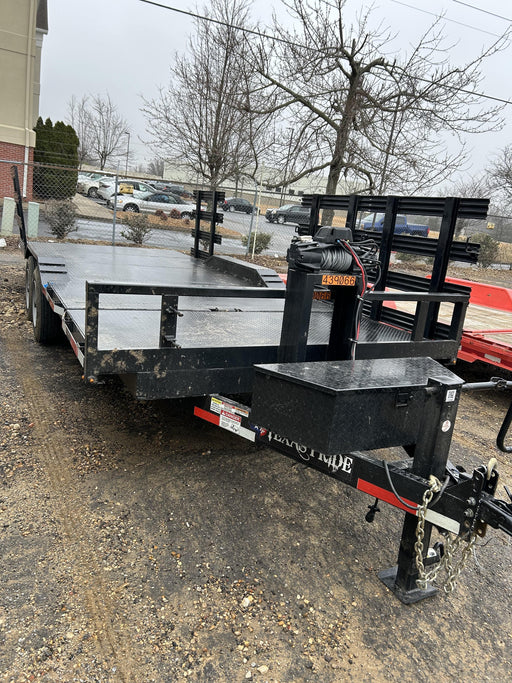 2024 TEXAS PRIDE TRAILERS 21' Lowboy Gravity Tilt Bed 14K Bumper Pull Trailer