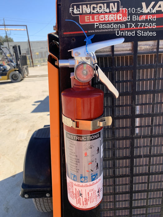 2021 Lincoln Electric Vantage 549X Ready Pak 3, ORANGE (includes trailer, cable rack, fender light kit)