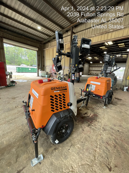 2024 Generac MLT2 Diesel, Flex Switch 120V Input, Powerzone Controller, 
(4) 320W LED Lights, 4kW Generator, 39.9 Gal Fuel Tank, 2" Ball, T3