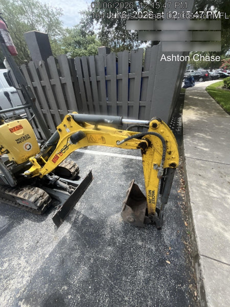 2017 Wacker Neuson 803 Wacker Neuson 803 Mini - Canopy Base/12" Bucket