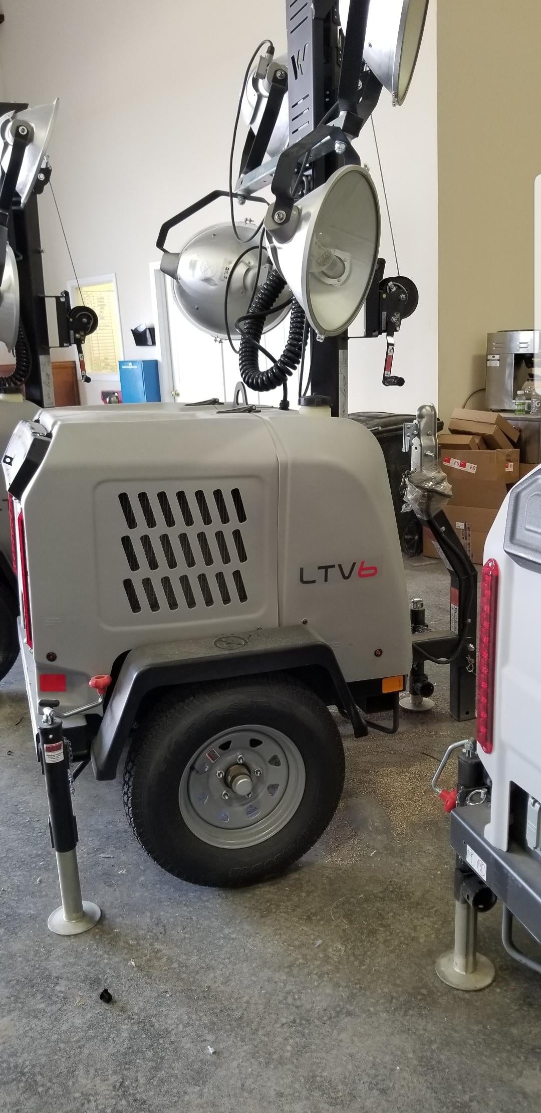 2018 Wacker Neuson LTV6L-MH Wacker Neuson LTV6L Mobile Light Tower w/Fuel Level Sensor Installed