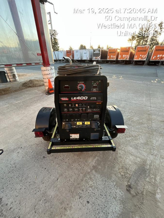 2024 Lincoln Electric LE400 Kubota V1505, Trlr, Cable Rack, Light Kit, ES Decals, T3