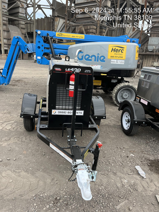 2024 Lincoln Electric LE400 Kubota V1505, Trlr, Cable Rack, Light Kit, ES Decals, T3