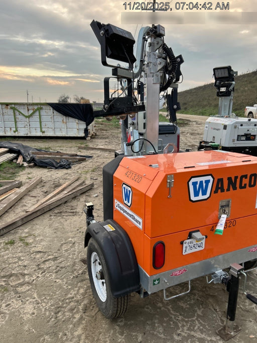 2024 Wanco WLTT-4MM4K Diesel, Deep Sea Controller, Shore Power Plug, Auto Start, (4) 350W LED Floodlights, 4kW Generator, 60 Gal Fuel Tank, 2" Ball, T3