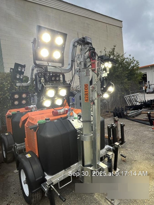 2024 Wanco WLTT-4MM4K Diesel, Deep Sea Controller, Shore Power Plug, Auto Start, (4) 350W LED Floodlights, 4kW Generator, 60 Gal Fuel Tank, 2" Ball, T3