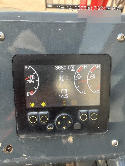 2018 Manitou MTA8044 MTA 8044 - 74 HP T4, Canopy, Worklights/Strobe, Beacon, 66" Carriage, 48" Forks, Solid Tires, Lift Hook, Aux Hydraulics