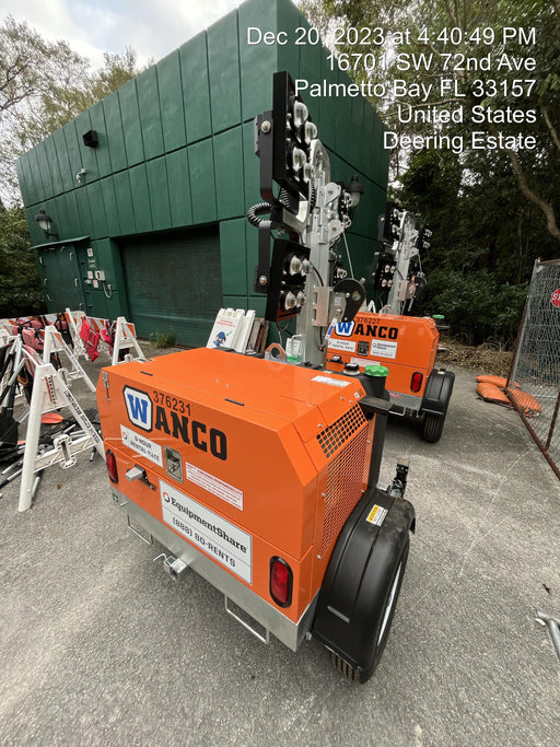 2023 Wanco WLTT-4MM4K Diesel, Deep Sea Controller, Shore Power Plug, Auto Start, (4) 350W LED Floodlights, 4kW Generator, 60 Gal Fuel Tank, 2" Ball, T3