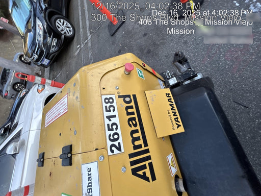 2022 Allmand NLV3GR (4) LED Light Fixture 350W, 23' Vertical Mast, 3kW Prime, Towable, ES Decals, T3