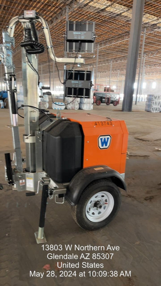 2024 Wanco WLTT-4MM4K Diesel, Deep Sea Controller, Shore Power Plug, Auto Start, (4) 350W LED Floodlights, 4kW Generator, 60 Gal Fuel Tank, 2" Ball, T3