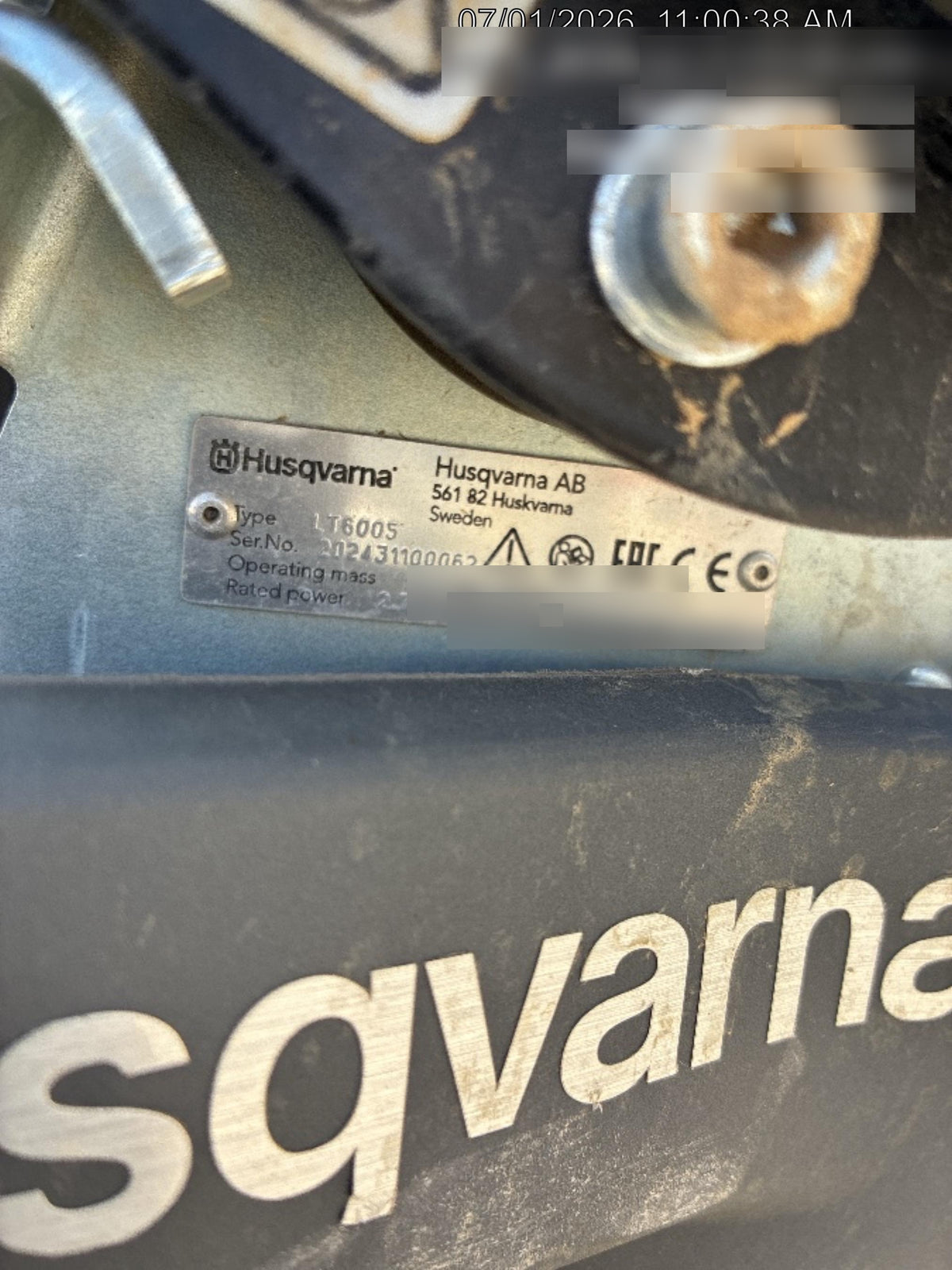 2024 HUSQVARNA LT6005