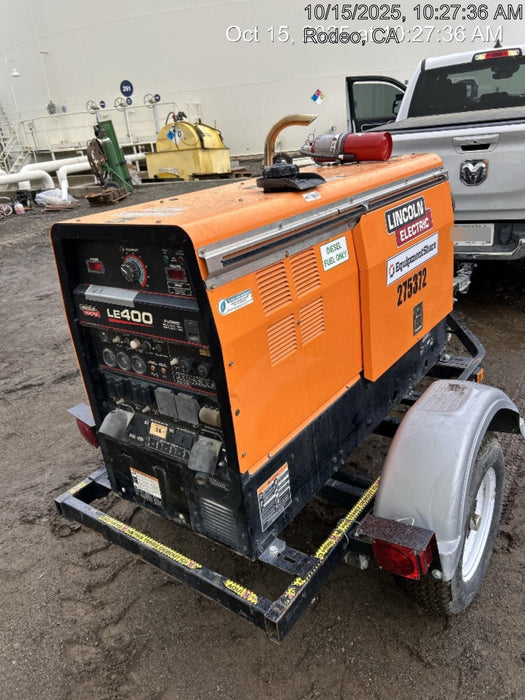 2022 Lincoln Electric LE400 Kubota V1505, Trlr, Cable Rack, Light Kit, ES Decals, T3