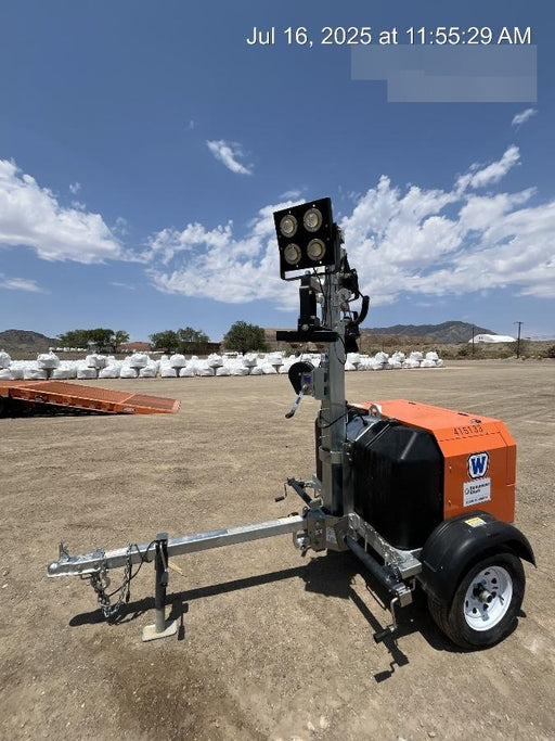 2024 Wanco WLTT-4MM4K Diesel, Deep Sea Controller, Shore Power Plug, Auto Start, (4) 350W LED Floodlights, 4kW Generator, 60 Gal Fuel Tank, 2" Ball, T3