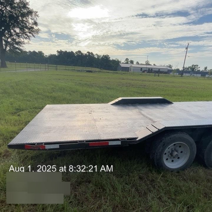 2024 TEXAS PRIDE TRAILERS 21' Lowboy Gravity Tilt Bed 14K Bumper Pull Trailer
