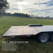2024 TEXAS PRIDE TRAILERS 21' Lowboy Gravity Tilt Bed 14K Bumper Pull Trailer