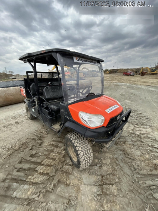 2021 Kubota RTV-X1140W-H Plastic Canopy, Windshield Acrylic Clear, LED Strobe Light, Wire Harness Kit, Back up Alarm
