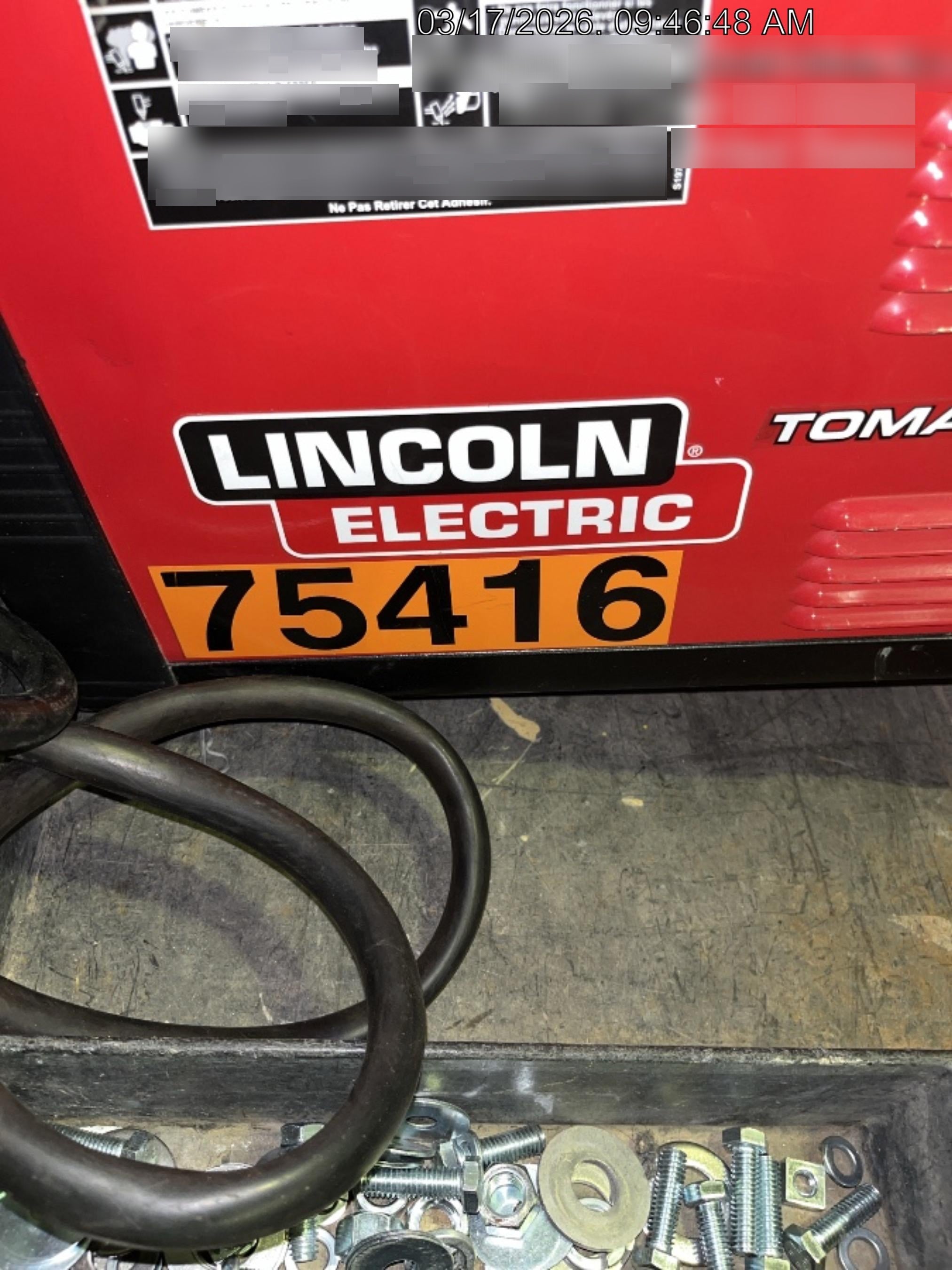 2020 LINCOLN ELECTRIC TOMAHAWK 375 AIR