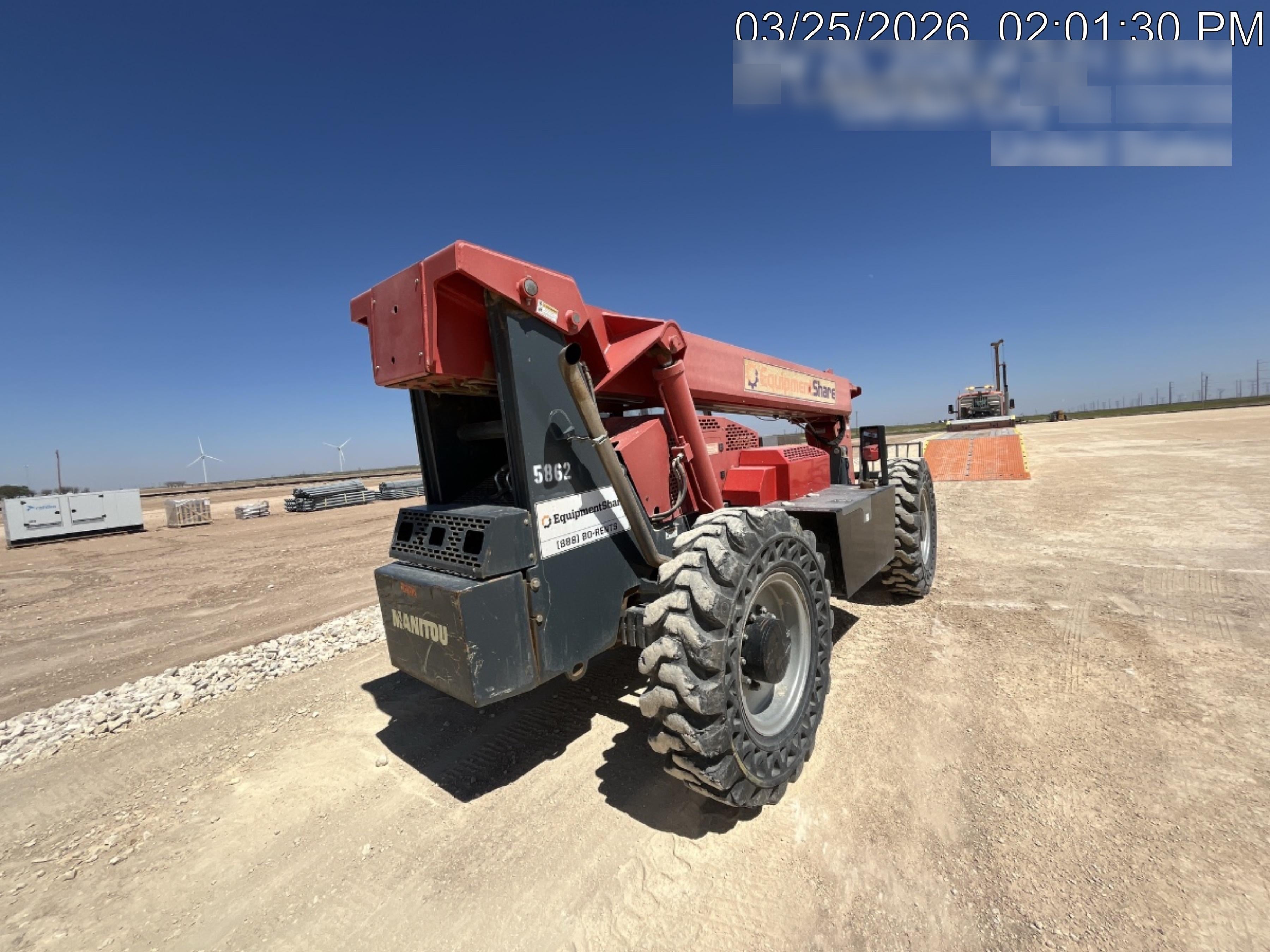 2018 Manitou 12042 Manitou MTA 12042, Solid Tires, 66" Carriage, Open ROPS, Flashing Beacon and Work Light Package