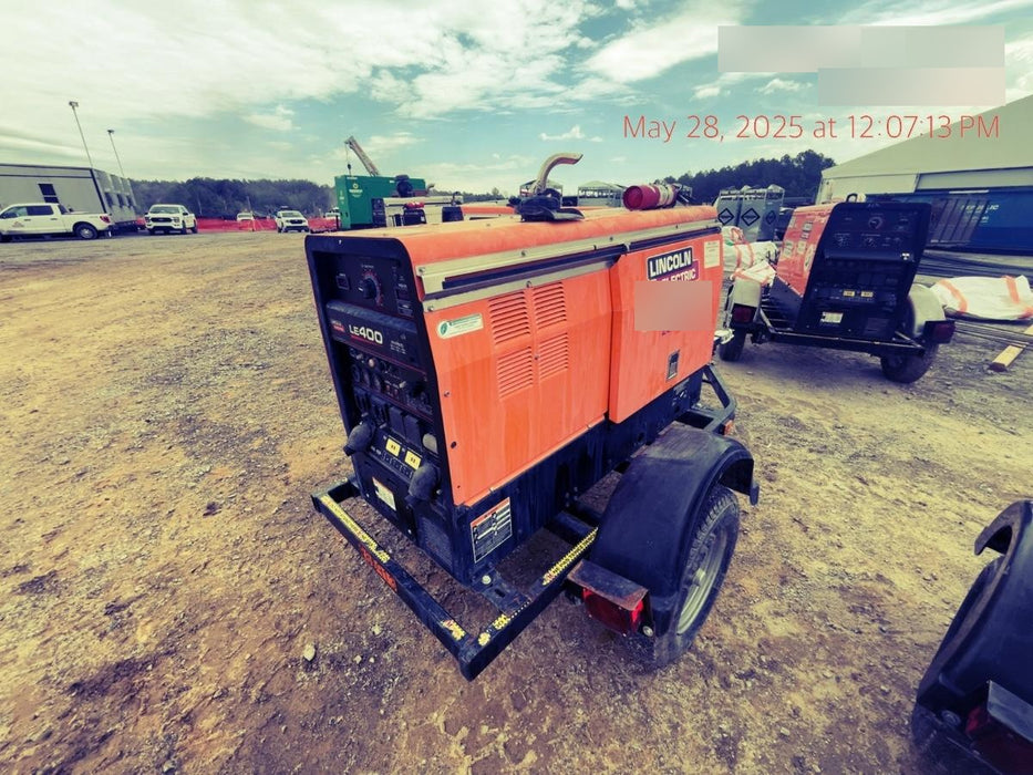 2022 Lincoln Electric LE400 Kubota V1505, Trlr, Cable Rack, Light Kit, ES Decals, T3