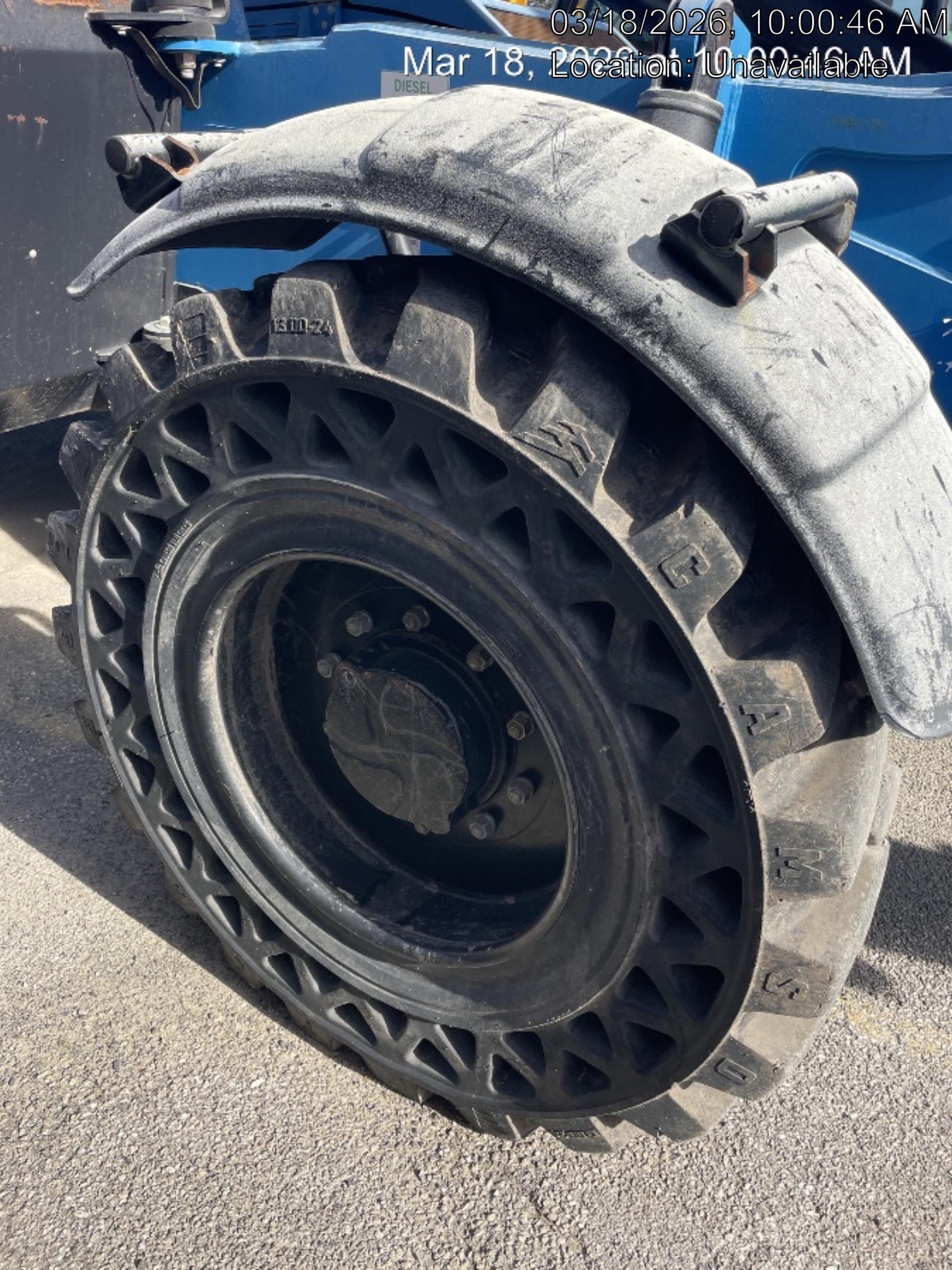 2017 Genie GTH-844 Genie GTH-844, Solid Tires, 60" carriage/forks, Open ROPS, Work Lights