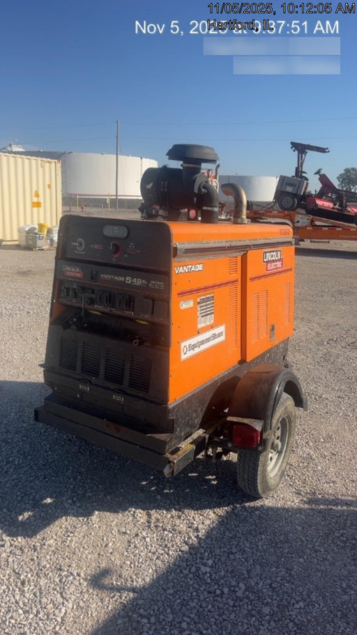 2021 Lincoln Electric Vantage 549X Ready Pak 3, ORANGE (includes trailer, cable rack, fender light kit)