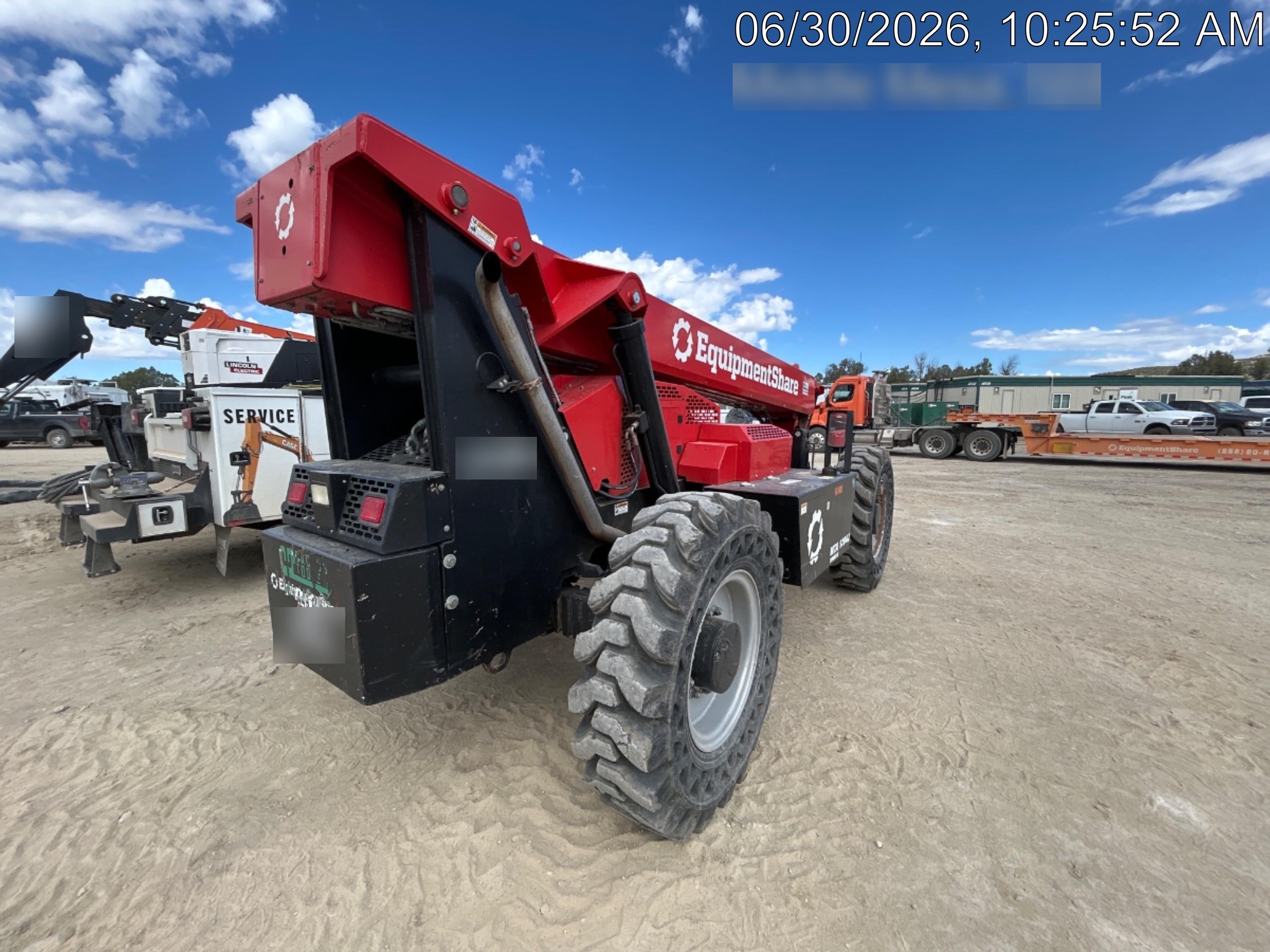 2019 Manitou MTA12042 120hp T4F, Cab/Heat/Air, Cab and Boom LED work lights, Auxiliary Hydraulics, Solid Tires, Amber strobe, Lift Hook 66" Carriage, 60" Forks