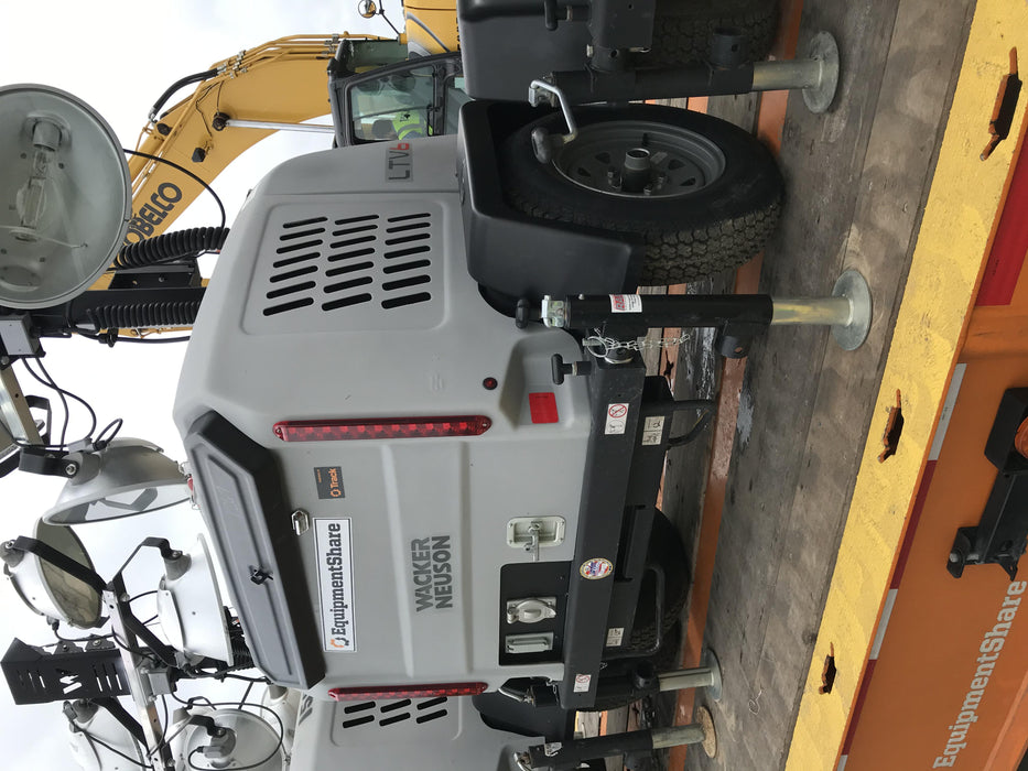2019 Wacker Neuson LTV6L-MH Mobile Light Tower w/Fuel Level Sensor Installed