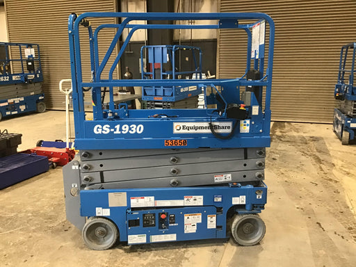 2019 Genie GS-1930 Fixed Rails with Chain Entry